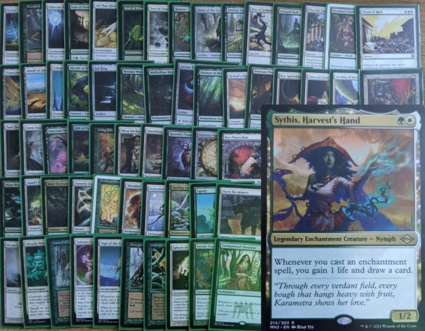 Sythis, Harvests Hand - Enchantress EDH Deck (Custom 100 Card Commander Deck)